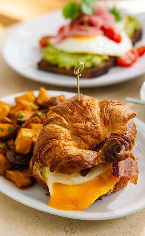 Weekend brunch in downtown Durham